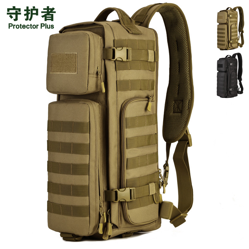 Military fan tactical charge airborne bag outdoor bag multifunctional large shoulder bag mountaineering bag men's diagonal sports shoulder bag
