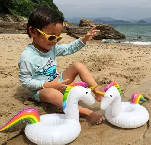 Надувная игрушка, подарок на день рождения, популярно в интернете, фламинго, единорог