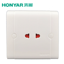 Hongyan battery car power outlet 86 type two-hole 2-plug charging column socket two-plug charging pile two-hole 10A direct sales