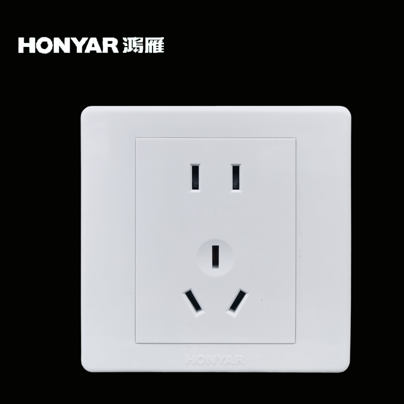 Special price Hon goose switch socket 86 23 23 socket 23 plug 5-hole Safety protection door X3-86Z223A10