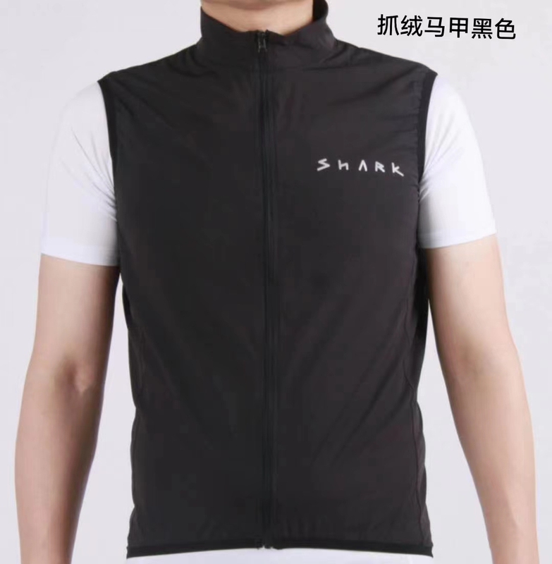 1Sharkoneone Genuine Winter Waterproof Reflective Cycling and Running Fleece Windproof Warm Vest