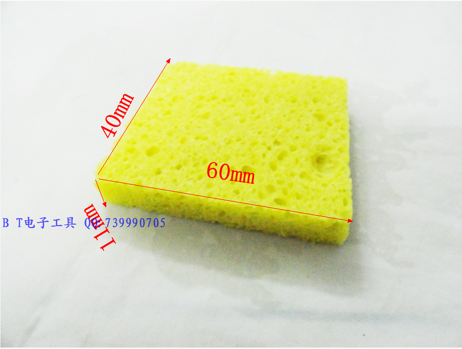 35*50*11 thickening sponge resistant high temperature sea cotton soldering iron sponge thickening clean iron head welding sponge