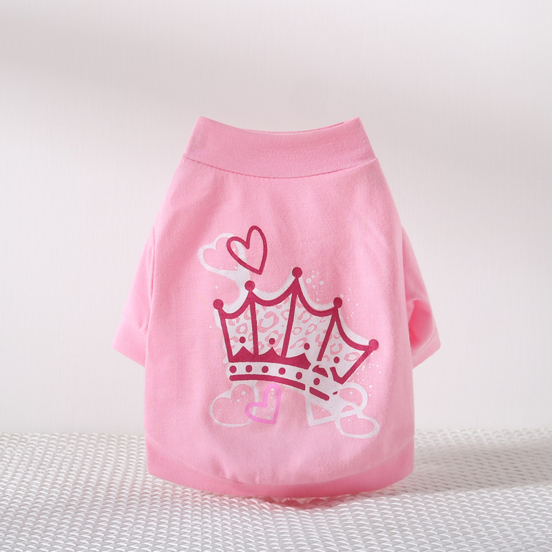 Pet Dog Clothes Teddy Cotton Thin Style Spring and Autumn Schnauzer Bichon Chihuahua Cat Small and Medium-Sized Puppies