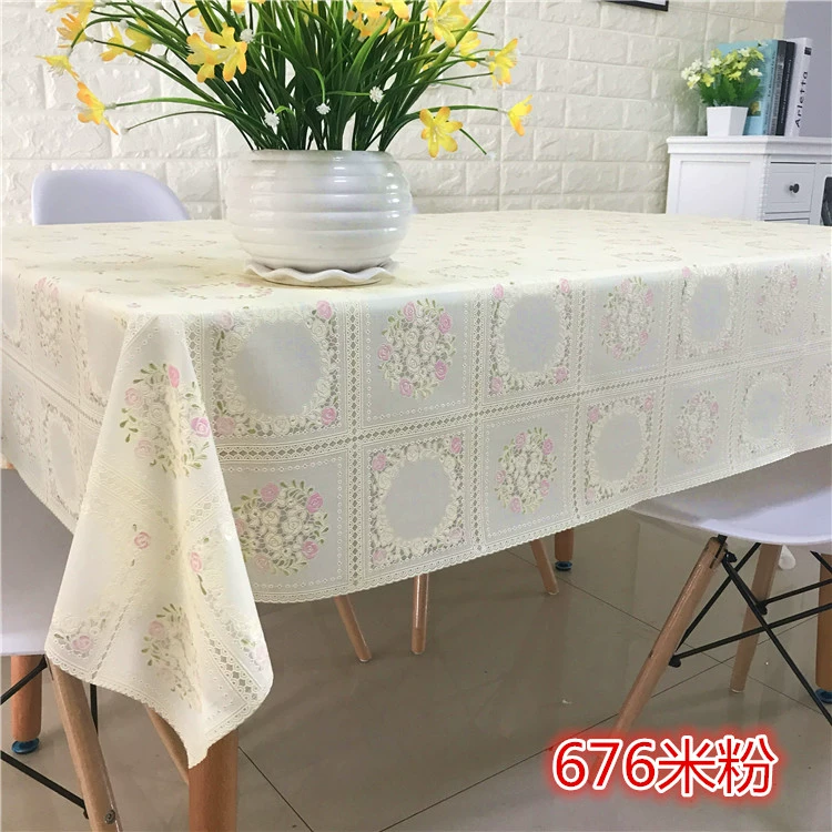 chống thấm PVC Đài Loan bảng bảng tủ bảng dầu trang bị vũ khí truyền hình cà phê mat mat khăn trải bàn bằng nhựa đặc biệt nhỏ tươi dùng một lần - Khăn trải bàn khăn trải bàn trà