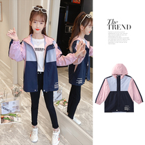 Girl Jacket Spring Dress 2022 New Korean Version Children Online Red Ocean Trendy Spring Autumn CUHK Child Girl Wind Clothes Tide