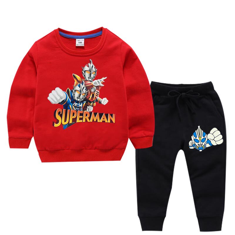 Diga Ottmann clothes children's winter clothing aub suit Spring autumn season Children's clothing boy Two sets of child clothing wave