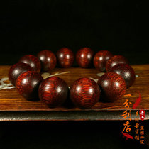 Selected Tibetan legend old Yak horn hand string Male old cow horn Buddha beads bracelet Female round beads transport body protection ultra-moist hand ornaments