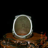 Антикварное квадратное обручальное кольцо, драгоценный камень для кольца, инкрустация камня, серебряный браслет, ювелирное украшение