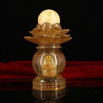 Antique Tibetan Tibetan legend old crystal stupa Large diamond relic hyperplasia group Stupa body protection association