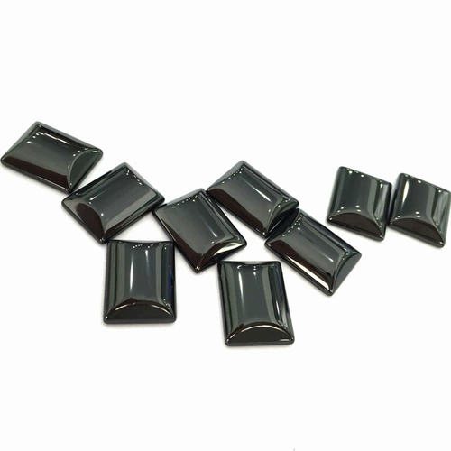 Прямоугольное черное кольцо с камнем, драгоценный камень для кольца с цирконом, инкрустация камня, с драгоценным камнем, DIY