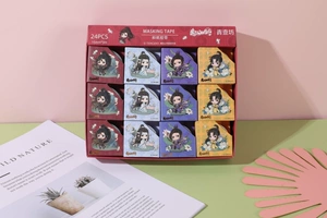 Лента Washi Qingyifang Demonic Master серии Q, 1,5 см, отдельная упаковка (цена за одну)