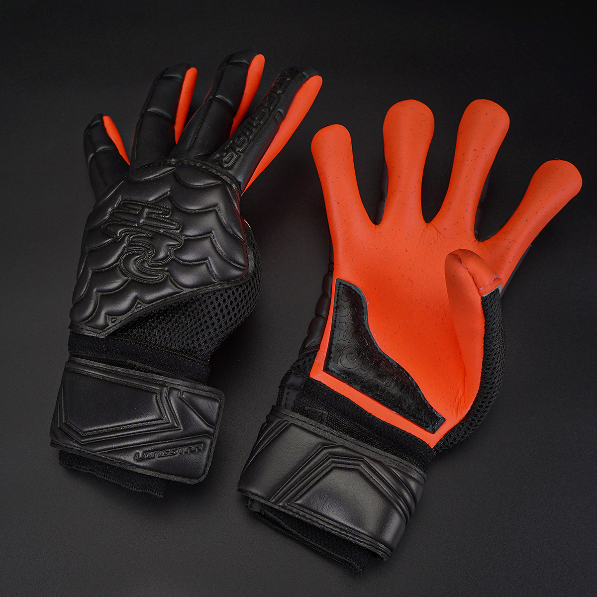 Chinese Super League Longstar inner seam bag hand breathable football goalkeeper goalkeeper gloves without finger LONGSTAR