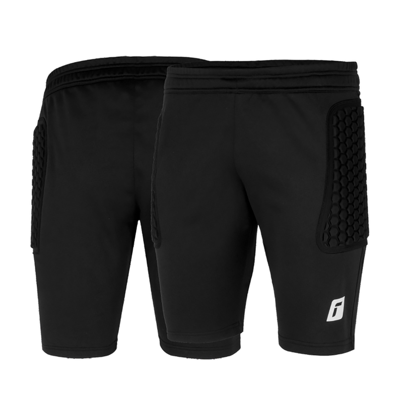 Big Fire Football 24-Year Model Reusch Xuanchi Black Professional Goalkeeper Protective 5-Point Pants Eva Protective Pad Shorts