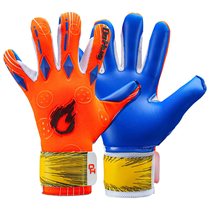 Fire Football Goalkeeper Gloves Professional Goalkeeper Gantry Top with Sticky Latex No Finger Guard Inseam Stardust 4 0