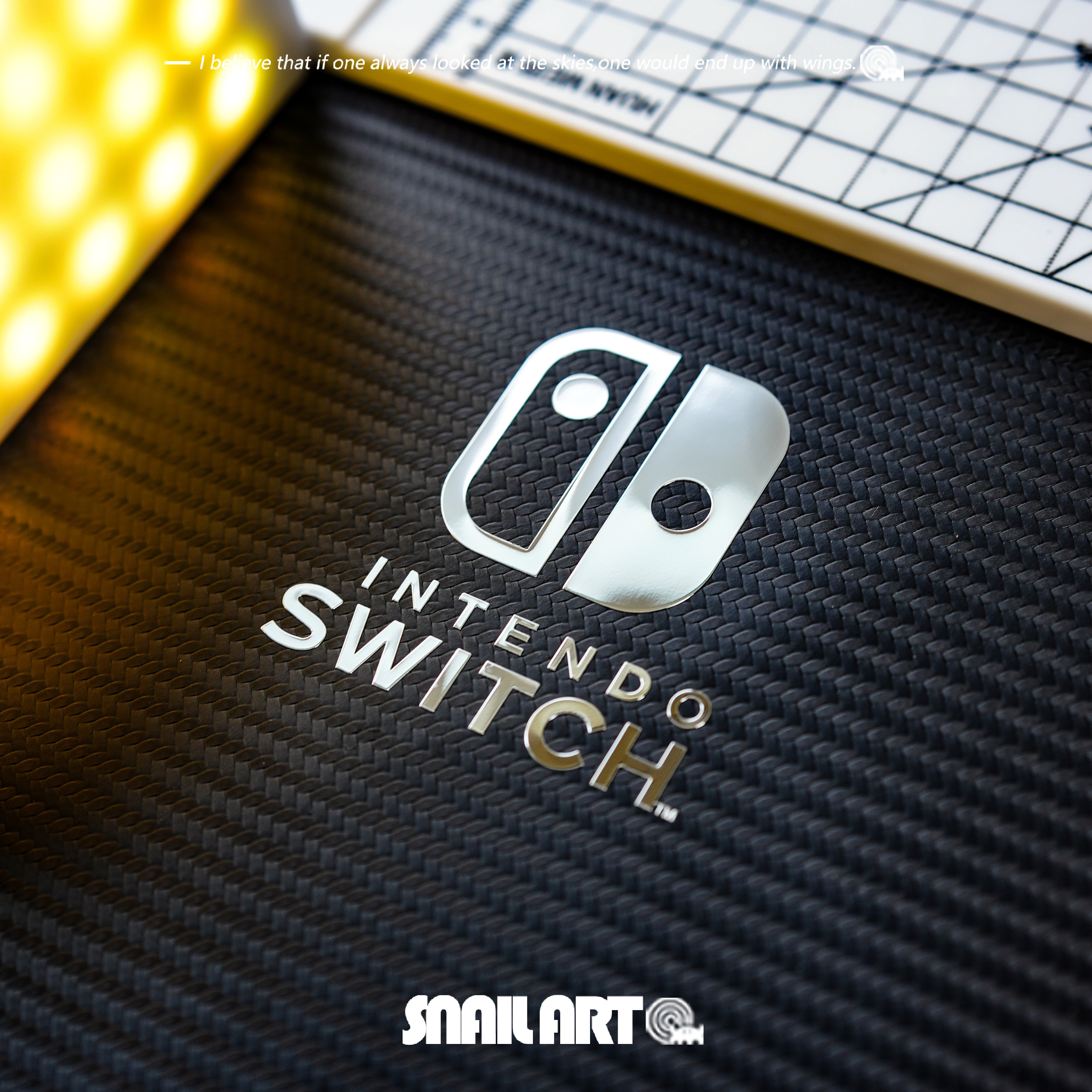 Nintendo SWITCH metal sticker car motorcycle computer case front windshield personalized triangle window decoration sticker