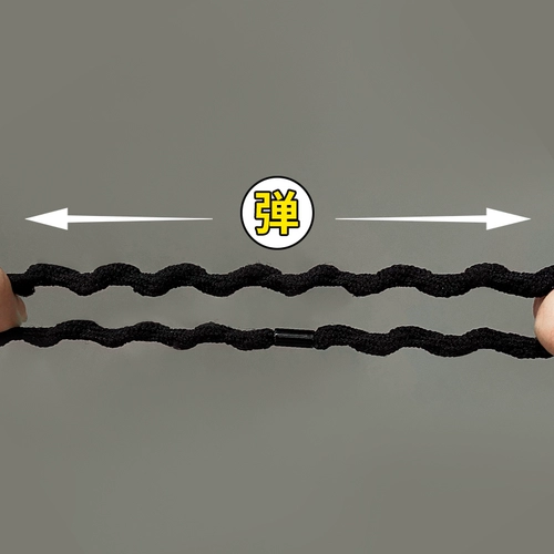 Черная резинка для волос, эластичный прочный чехол, аксессуар для волос, коллекция 2022