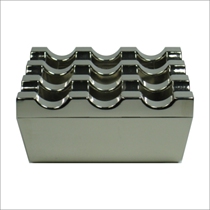 Ashtray new silver black green bronze trend j nine 16 Palace grid grid with cover well shaped zinc alloy