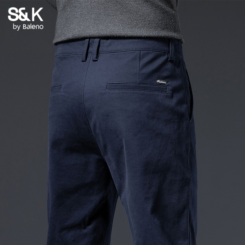 Baleno Pure Cotton Casual Pants for Men, Summer Thin Style 2026 New Loose Straight-Leg Trousers, Versatile Men's Suit Pants