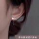 2025 여성 숲을위한 새로운 Ginkgo Leaf Earrings 스터드 스위트 스위트 스프린 트거젤 이어링 체인 기질 다목적이고 간단한 귀 장식