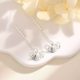 2025 여성 숲을위한 새로운 Ginkgo Leaf Earrings 스터드 스위트 스위트 스프린 트거젤 이어링 체인 기질 다목적이고 간단한 귀 장식