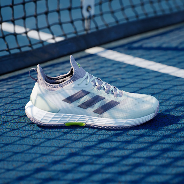 Adidas/Adidas ຂອງແທ້ ADIZERO ເກີບ tennis ທີ່ມີລົມຫາຍໃຈຂອງແມ່ຍິງ IF0411