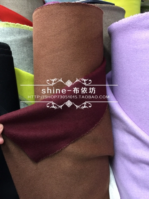 Màu đỏ cà phê + màu tối lạc đà hai mặt vải cashmere hai mặt màu cao cấp áo khoác cashmere quần áo lớn Tự làm vải cashmere lô - Vải vải tự làm