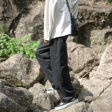 Штаны, весенняя летняя белая японская хлопковая униформа медсестры, свободный прямой крой