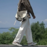 Штаны, весенняя летняя белая японская хлопковая униформа медсестры, свободный прямой крой