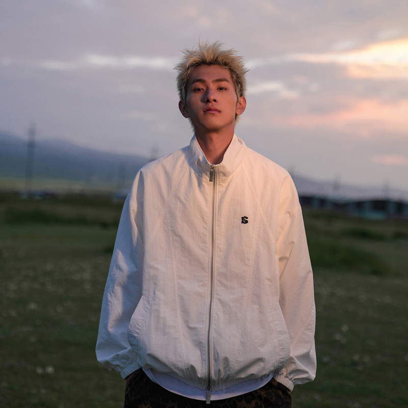 【Bamboo Taslon 115g Lightweight Water-Repellent】Men's Embroidered Sports Jacket Casual American Style Spring/Summer