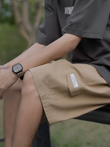 Летние шорты, хлопковые японские штаны для работы для отдыха, длина миди