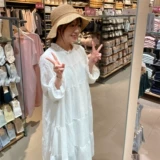 Япония Helenkamiski Tsiellafi Соломенная шляпа Девушка Summer Upf50+Большой глаз