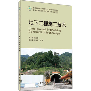 地下工程施工技术 正版书籍 新华书店旗舰店文轩官网 中国建材工业出版社