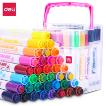 (Xinhua Wenxuan) Deli 70699_36-color Bark Team Great Contribution Seal Watercolor Pen (Pink) (36 Color Tube) Genuine Books Xinhua Bookstore Flagship Store Wenxuan Official Website Others
