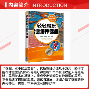 轻轻松松池塘养锦鲤 正版书籍 新华书店旗舰店文轩官网 化学工业出版社