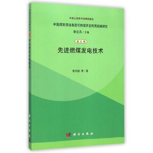 先进燃煤发电技术/中国煤炭清洁高效可持续开发利用战略研究 黄其励 正版书籍 新华书店旗舰店文轩官网 科学出版社