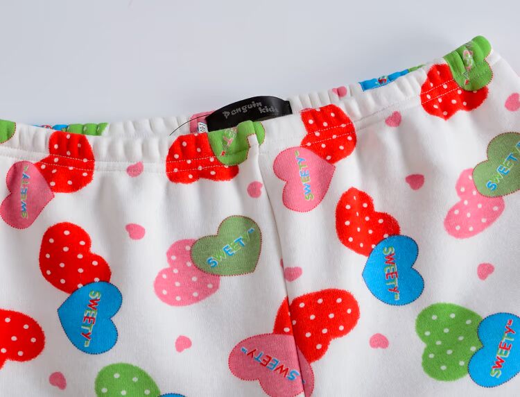 Mùa đông 2018 mới cho bé bộ đồ lót nhiệt cộng với chất liệu nhung cotton dày cho bé gái lớn cộng với quần mùa thu béo đồ bơi bé trai