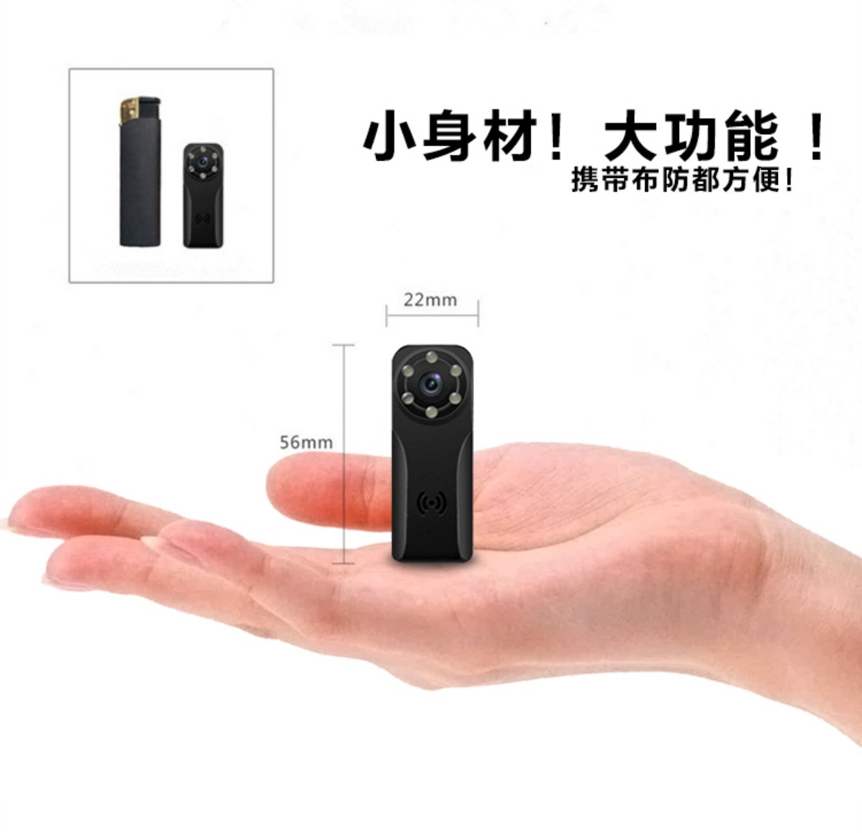 Hawkeye T1 Ultra HD Không dây WIFI Mini Camera Mini DV Home Night Vision Giám sát từ xa Đầu ghi - Máy quay video kỹ thuật số máy quay cầm tay