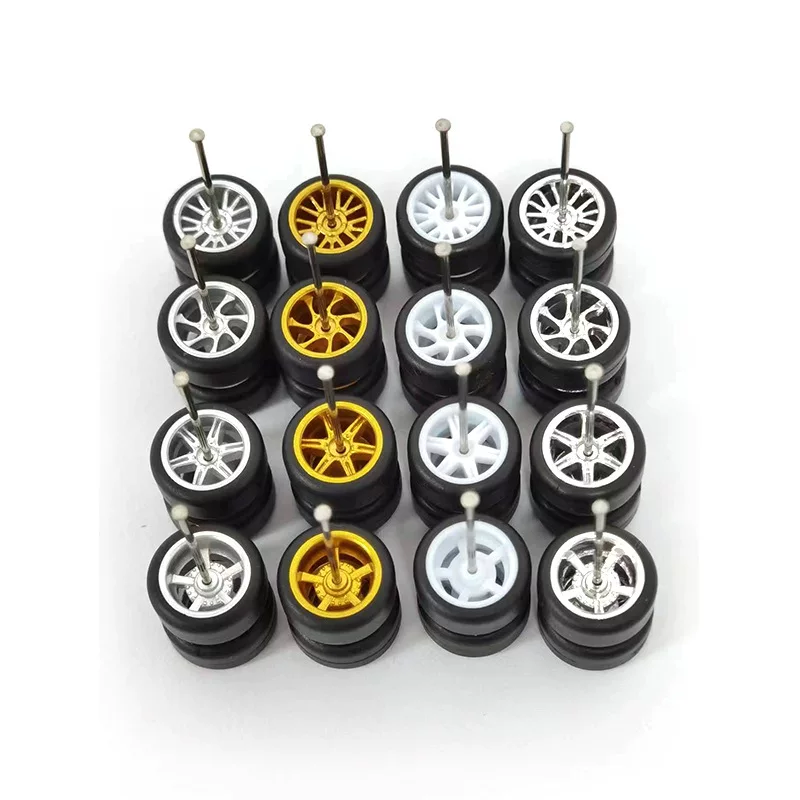 Изменённые Hot Wheels, шины, втулка оси, алюминиевая машина, модель автомобиля с аксессуарами, резиновая шина