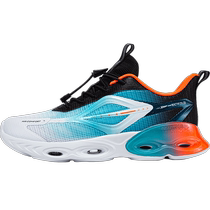 (Same model in the mall) Xtep childrens boys shoes summer breathable twist-button running shoes sports shoes for large children