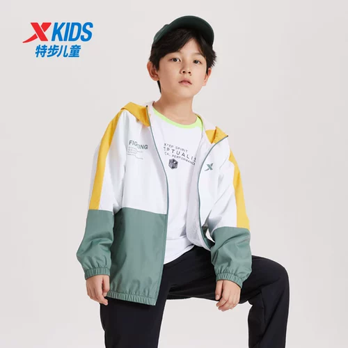 Xtep, летняя одежда, детская куртка, солнцезащитный крем, весенняя одежда для защиты от солнца, спортивный тонкий ветрозащитный плащ, подходит для подростков