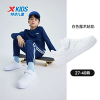 На липучке, белый