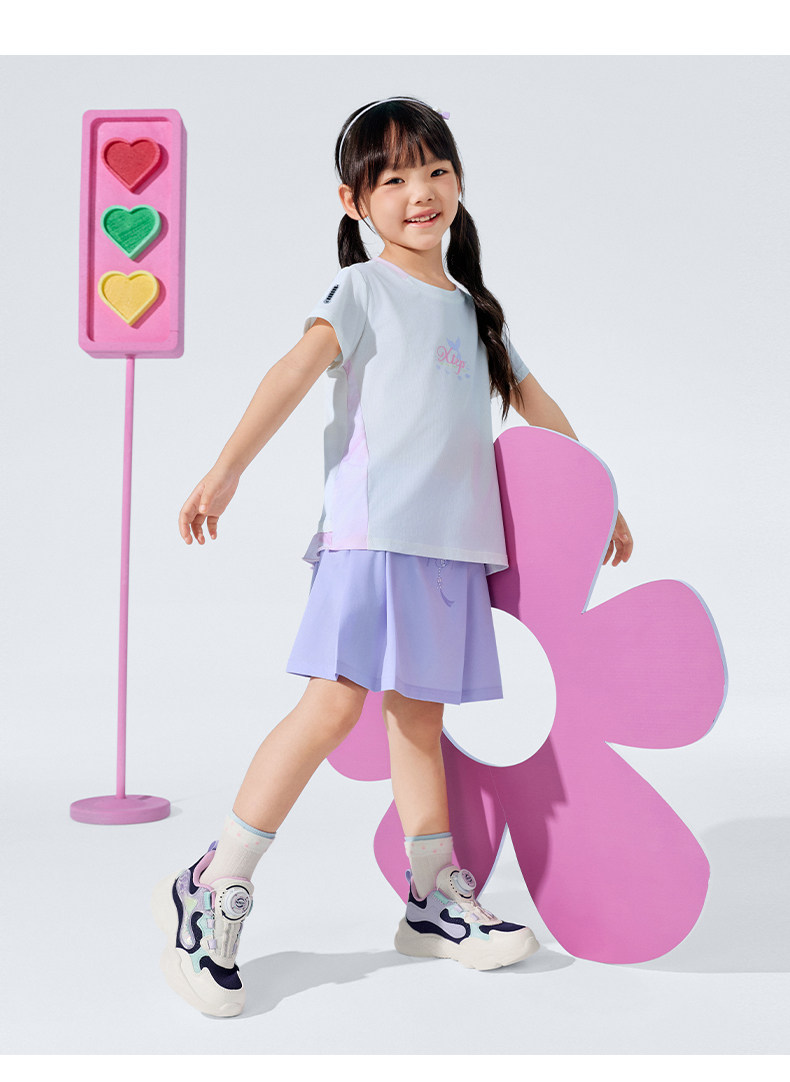 星云｜特步女童鞋2026春秋新款网面幼儿园宝宝儿童休闲运动鞋女孩 — 5