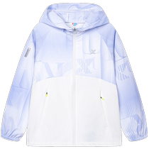 (Same style in shopping malls) Xtep Childrens Clothing Girls Windbreaker Autumn Jacket Medium and Large Childrens Casual Sports Fashion Windbreaker