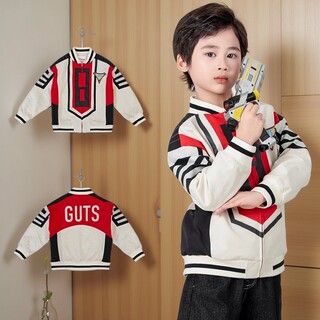 Ultraman clothes spring and autumn boys' jackets 2025 new children's spring jackets tiga victory team uniform trendy