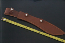 Damascus knife cover Cowhide knife cover Scabbard protective cover outdoor straight knife capped knife cover 50cm knife cover