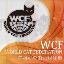 Enregistrement de chatterie WCF enregistré Certificat de pedigree WCF Certificat de chat Certificat de chat Certificat WCF Enregistrement de fidélité