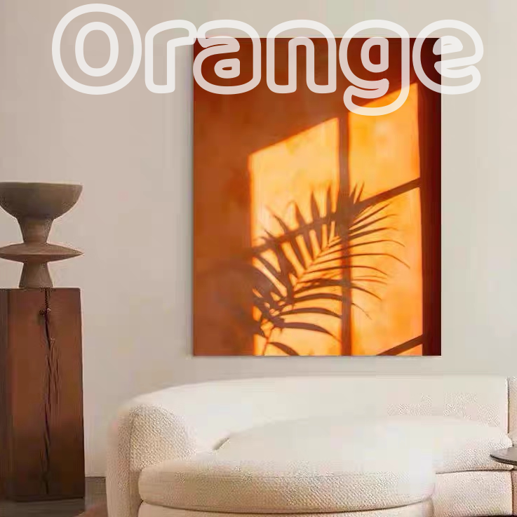 Hand-Painted Oil Painting Texture Living Room Decorative Painting Nordic Minimalist Background Wall Entrance Hallway Abstract Light and Shadow Art Hanging Painting
