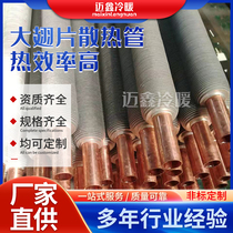 Spiral empty fin stainless steel copper aluminum cooling pipe extrusion fin tube cooling tube copper fin fin tube