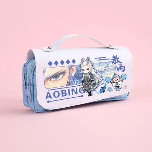 Мультяшный пенал, вместительные и большые милые канцтовары для школьников, детская система хранения