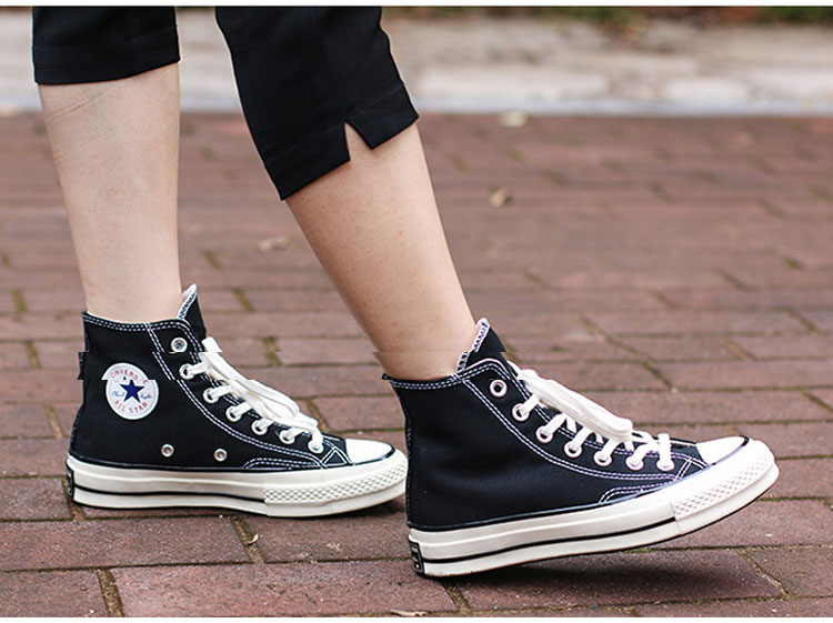Giày converse Converse 1970S Giày nam và nữ Samsung màu đen tiêu chuẩn cao để giúp giày vải thấp 142334C 162050C giày thể thao nữ 2021
